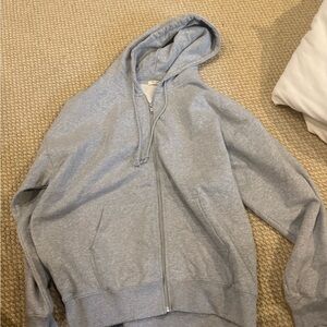 John galt zip up gray hoodie one size